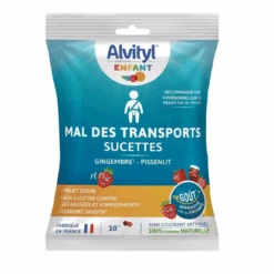 ALVITYL MAL DES TRANSPORTS 10 SUCETTES GINGEMBRE PISSENLIT URGO