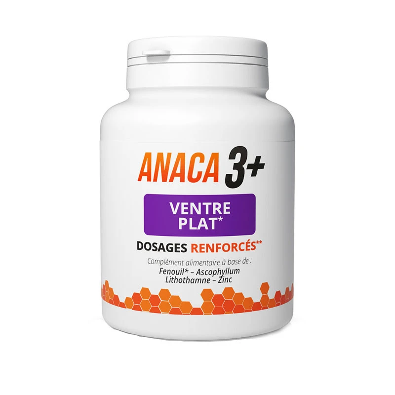 ANACA 3+ VENTRE PLAT 120 GELULES NUTRAVALIA – Image 2