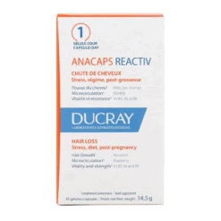 ANACAPS REACTIV CHUTE DE CHEVEUX 30 GELULES DUCRAY