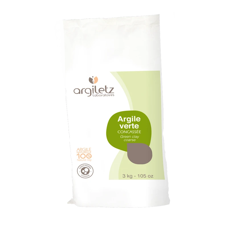 ARGILE VERTE CONCASSEE 3KG ARGILETZ