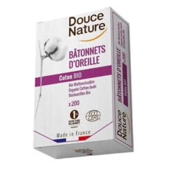 BÂTONNETS D'OREILLE BIO X 200 DOUCE NATURE