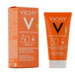 CAPITAL SOLEIL EMULSION PROTECTRICE VISAGE SPF50 TEINTÉE 50ML VICHY