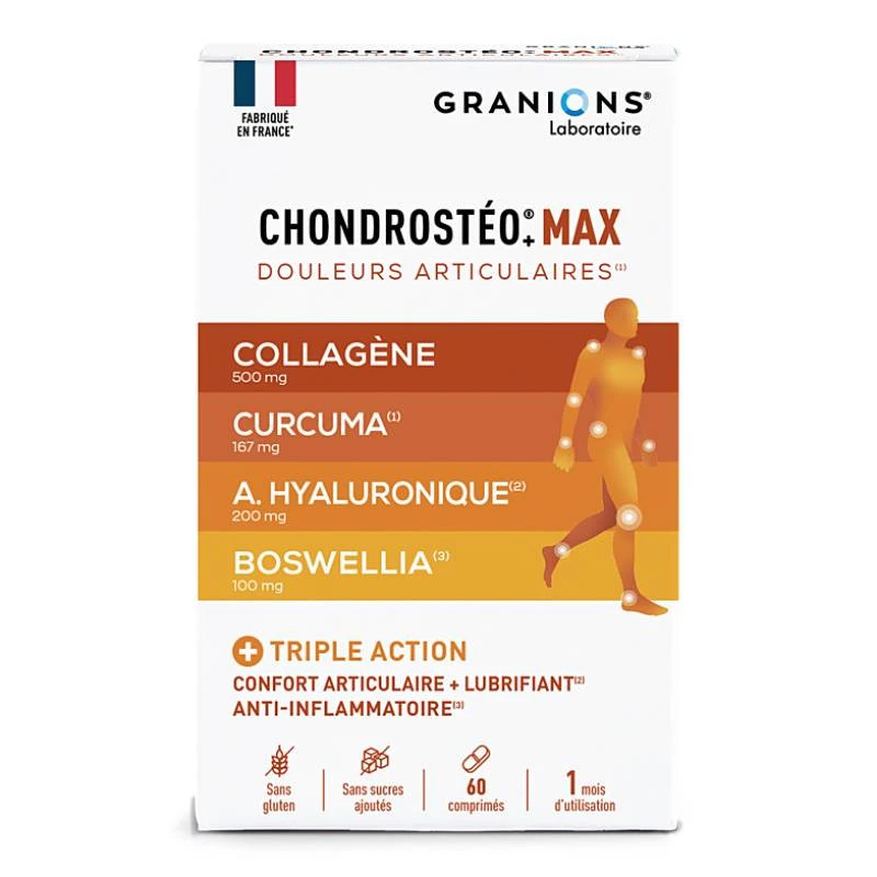 CHONDROSTEO+ MAX ARTICULATIONS 60 COMPRIMES GRANIONS