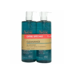 CLEANANCE GEL NETTOYANT VISAGE CORPS LOT 2X400ML AVENE