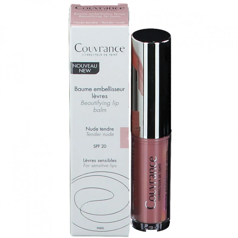 COUVRANCE BAUME EMBELLISSEUR LEVRES SPF20 NUDE TENDRE AVENE – Image 2
