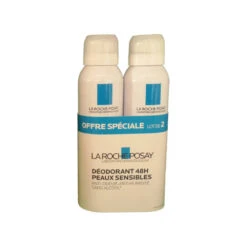 DEODORANT 48H PEAUX SENSIBLES LOT DE 2 SPRAYS DE 150ML LA ROCHE POSAY