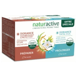 DORIANCE AUTOBRONZANT 30 CAPSULES + CAPITAL SOLEIL 60 CAPSULES NATURACTIVE