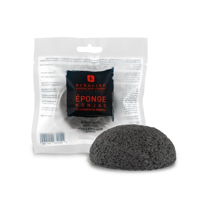 EPONGE KONJAC CHARBON DE BAMBOU ERBORIAN
