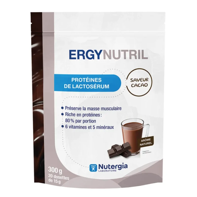 ERGYNUTRIL CACAO 300G NUTERGIA
