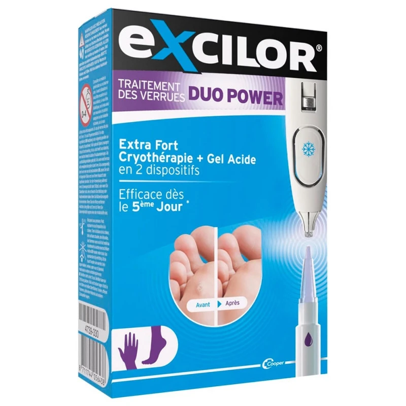 EXCILOR DUO POWER VERRUES 10 Ml + 1,5 G COOPER