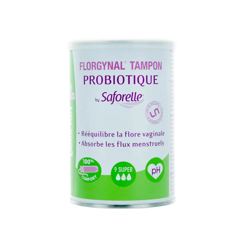 FLORGYNAL TAMPONS Avec APPLICATEUR SUPER X 9 SAFORELLE