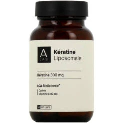 KERATINE LIPOSOMALE 63 GELULES A-LAB