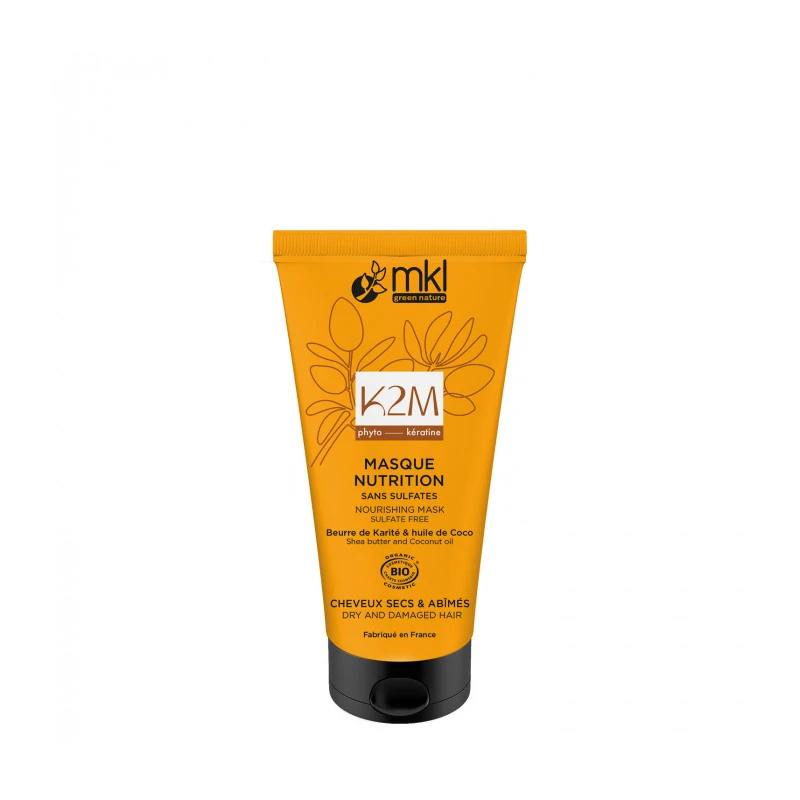 MASQUE NUTRITION CHEVEUX K2M 150ML BIO MKL GREEN NATURE