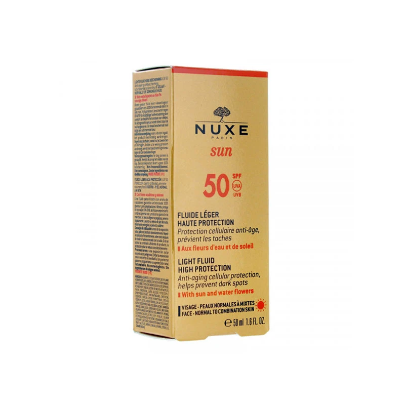 NUXE SUN FLUIDE LEGER VISAGE TRES HAUTE PROTECTION SPF50 50ML NUXE – Image 2