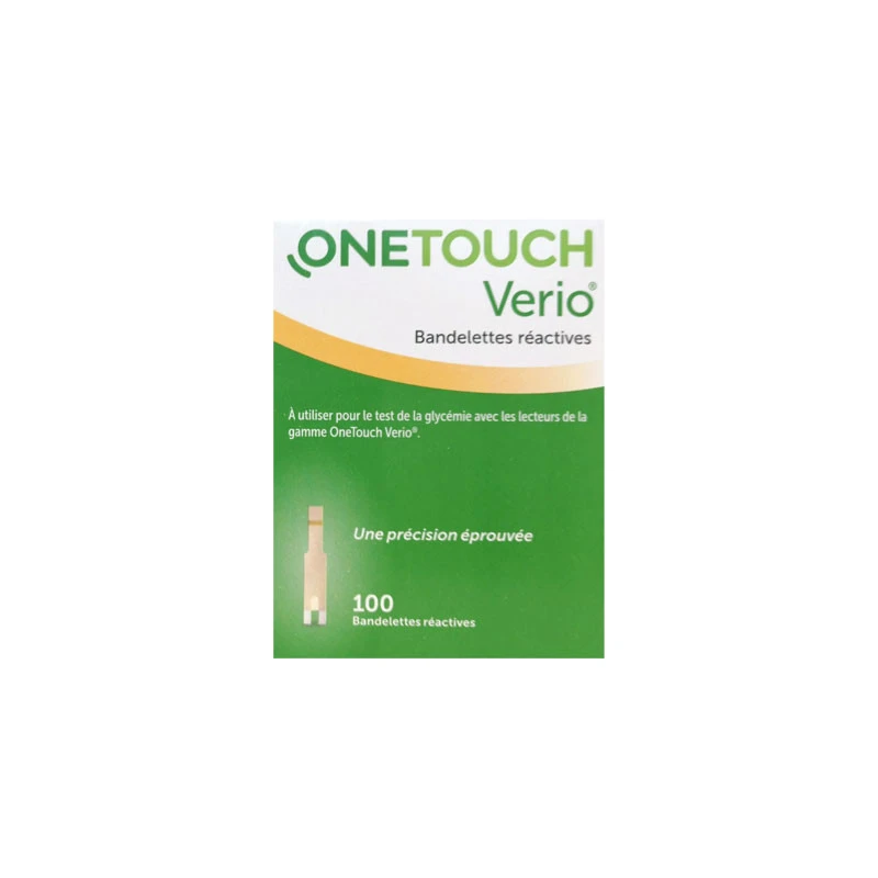 ONETOUCH VERIO 100 BANDELETTES REACTIVES
