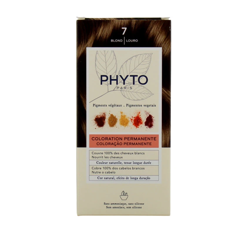 PHYTO COLORATION PERMANENTE BLOND 7 PHYTO – Image 2