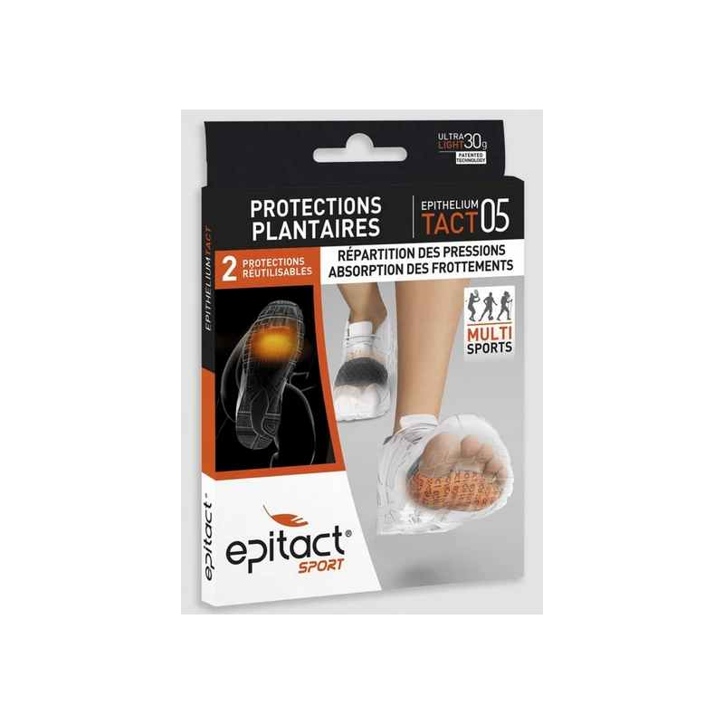 PROTECTIONS PLANTAIRES EPITHELIUM TACT 05 Taille L EPITACT SPORT – Image 3
