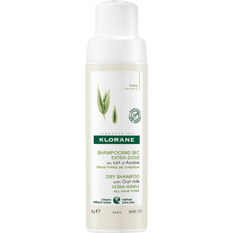 SHAMPOOING SEC AVOINE EXTRA-DOUX TOUS TYPES DE CHEVEUX 50g KLORANE