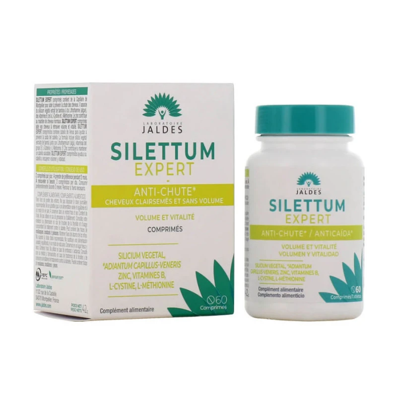 SILETTUM EXPERT TRAITEMENT ANTI CHUTE 60 COMPRIMES JALDES