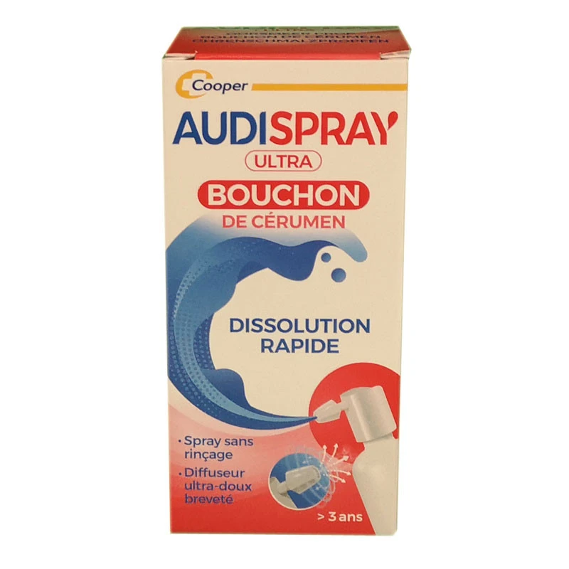 SOLUTION AQUEUSE CERUMEN ULTRA 20 ML AUDISPRAY