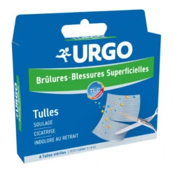TULLES BRÛLURES BLESSURES SUPERFICIELLES PETIT FORMAT X6 URGO