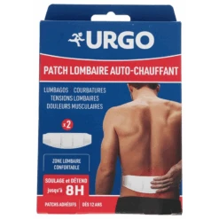 URGO PATCH LOMBAIRE AUTO-CHAUFFANT 8H X2