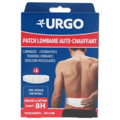 URGO PATCH LOMBAIRE AUTO-CHAUFFANT 8H X4